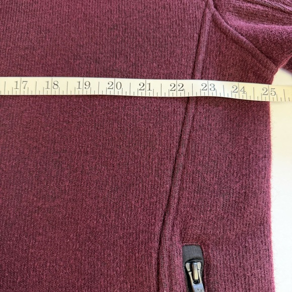 Ariat Men's Bowdrie Bonded Full Zip Stretch Wool Jacket Malbec Heather Size XL - Picture 12 of 13